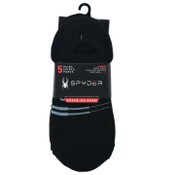 Wholesale - 5pk SPYDER DBL STRIPE SUPER NS SOCKS SIZE 10-13, UPC: 193159288822